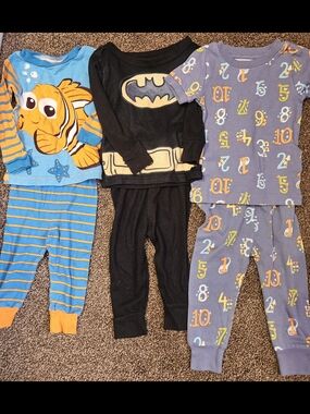 Batman, Nemo And Number Pajamas